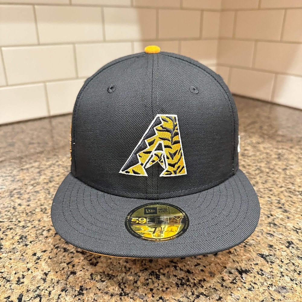 Arizona Diamondbacks New Era 59FIFTY Tigerfill 7 1/8 Black Orange New